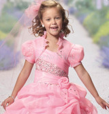 ANTI Pink 2017 Flower Girl Dresses With Jacket Vestidos De Primera Comunion Prom Dress Children Kids Girls Pageant Dresses