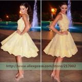 ANTI Luxury 2016 Cocktail Dresses Appliques Sashes Robe De Vestidos De Coctel Evening Party Gowns For Graduation Novias
