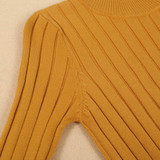 ANSELF Winter Women Bodycon Knitted Dress O-Neck Long Sleeve Stretchy Sweater Dress Elegant Slim Warm Basic Pullover Knitwear