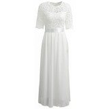 ANSELF Plus Size 3XL 4XL 5XL Lace Dress Women Long Chiffon Dress Slim Elegant Ladies Evening Maxi Party Dresses female Club Wear