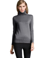 Anself Fashion Winter Ribbed Knitted Sweater Turtleneck Slim Long Sleeve Women Sweaters And Pullovers Casual Jumper Top Knitwear
