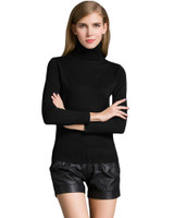 Anself Fashion Winter Ribbed Knitted Sweater Turtleneck Slim Long Sleeve Women Sweaters And Pullovers Casual Jumper Top Knitwear