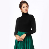 Anself Fashion Winter Ribbed Knitted Sweater Turtleneck Slim Long Sleeve Women Sweaters And Pullovers Casual Jumper Top Knitwear