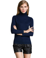 Anself Fashion Winter Ribbed Knitted Sweater Turtleneck Slim Long Sleeve Women Sweaters And Pullovers Casual Jumper Top Knitwear