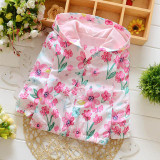 Anlencool Baby Girls Coats  Autumn Baby Jackets Hooded Graffiti Printing Baby Outerwear&Coats Kids Children Clothing 4-24M
