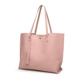 Ankareeda Luxury Brand Women Shoulder Bag Soft Leather TopHandle Bags Ladies Tassel Tote Handbag High Quality Women's Handbags