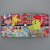 Anime Cartoon Wallets Bifold Game Pokemon Go Wallet For Teenager Women Men Pocket Monster Purse Cute Pocketbook Christmas Gift