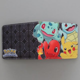 Anime Cartoon Wallets Bifold Game Pokemon Go Wallet For Teenager Women Men Pocket Monster Purse Cute Pocketbook Christmas Gift