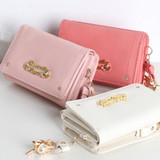 Anime card captor cardcaptor sakura 20th anniversary short wallet purse bag