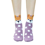 Animals Cartoon Socks Women Cat Footprints Cotton Socks Floor cute socks for dogs Casual Meias Fashion Comfortable Sock 2018