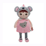 Animals Cartoon Bags Kids Doll Plush Backpack Toy Children Shoulder Bag for Kindergarten Angela Rabbit Girl Metoo Backpack