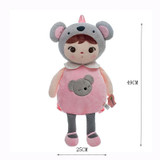 Animals Cartoon Bags Kids Doll Plush Backpack Toy Children Shoulder Bag for Kindergarten Angela Rabbit Girl Metoo Backpack
