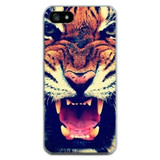 Animal Print Case For Apple Iphone 4 4S 5 5S SE 6 6S 7 7 Plus Phone Bags Cases Soft Transparent Side TPU Skin Cover For Iphone