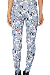 Animal Cute White Dog Women Legging Woman Leggings Jeggings Legings Fitness Legging Pant Printed Leggings