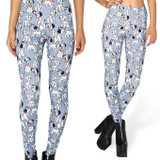 Animal Cute White Dog Women Legging Woman Leggings Jeggings Legings Fitness Legging Pant Printed Leggings