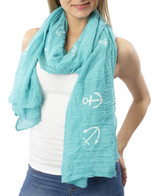 Anchor Scarf - Teal Anchor Scarf - Teal