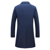 Anbican Fashion Long Trench Coat Men 2017 Spring Brand New Single Breasted Mens Overcoat Red and Black Slim Korean Trench Coats