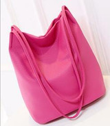 ANAWISHARE Women Leather Handbags Black Bucket Shoulder Bags Ladies Cross Body Bags Large Capacity Ladies Shopping Bag Bolsa