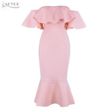 Adyce 2018 Bodycon White Dress Elegant Women Clubwear Butterfly Sleeve Patchwork Ruffles Vestidos Celebrity Party Dress Vestido