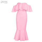 Adyce 2018 Bodycon White Dresses Vestidos Elegant Women Clubwear Butterfly Sleeve Ruffles Celebrity Party Dress Free Shipping