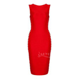 ADYCE 2017 summer dress women sexy Celebrity party dresses bandage dress Runway Bodycon Dress O-Neck hollow out Club Vestidos