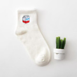 Adult Size Cotton Short Socks Killer Cupid Moustache Milk Cola Leon Clover Love Smile College Face Mathilda Rose Tongue NADROP