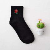 Adult Size Cotton Short Socks Killer Cupid Moustache Milk Cola Leon Clover Love Smile College Face Mathilda Rose Tongue NADROP