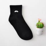 Adult Size Cotton Short Socks Killer Cupid Moustache Milk Cola Leon Clover Love Smile College Face Mathilda Rose Tongue NADROP