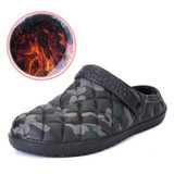 Boree Winter Indoor Slippers Men Cotton-Padded Home Shoes Slippers Cotton Drag Chausson Warm Indoor Slippers Bedroom Hombre 47