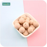 Bopoobo Baby Silicone Teether Multi-faceted Beads 10pcs 15mm Mint DIY Teething Necklace Made Silicone Beads Baby Teether