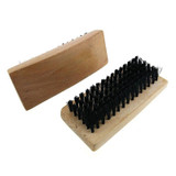 Boot Care Clean Wooden Handle Shoes Shine Brush Polish Nylon Bristle Buffing Brush