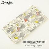 Booksew Home Textile Cotton Twill Fabric Foxes Design Soft Quilting Cloth Fat Quarter Tecido Tela For Bed Sheet Baby Beding Doll