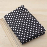 Booksew 7pcs 50cmx50cm Black Cotton Patchwork Fabric For DIY Sewing Quilting Craft Tilda Doll Baby Cloth Textiles