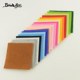 Booksew 100% Polyester Felt Fabric Sewing for Dolls DIY and Toys Home Decoration 1mm Thick Mix 20Colors Booksew 15cmx15cm