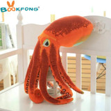 BOOKFONG Octopus Plush Toys Dolls the cute Pillow Seat Cushion Backrest the stuffed toys for children Christmas gifts