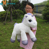 BOOKFONG 65CM Unicorn Plush Toy Soft Stuffed Cartoon Unicorn Dolls Animal Horse High Quality Gift for Children