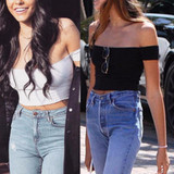 BONJEAN 2017 Brand T Shirt Women Off Shoulder Crop Tops Black White Ribbed T-shirt Kyliejenner Sexy Tee Shirt Femme Tops