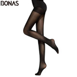 BONAS Super Elastic Velvet Pantyhose Tights Women Autumn Winter Warm Tights Female Thin Velvet Collant Stretchy Pantyhose 7013