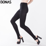 BONAS Super Elastic Velvet Leggings Women Autumn Winter Warm Leggings Female Thin Velvet Collant Stretchy Leggings