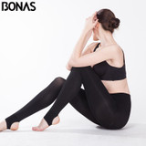BONAS Super Elastic Velvet Leggings Women Autumn Winter Warm Leggings Female Thin Velvet Collant Stretchy Leggings