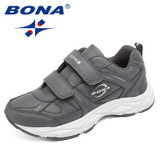 BONA New Popular Style Children Casual Shoes Hook &amp; Loop Boys Sneakers Outdoor Jogging Shoes Light Soft Free Shipping