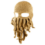 BomHCS Wholesale Funny Tentacle Octopus Cthulhu Knit Beanie Hat Cap Wind Mask