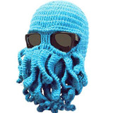 BomHCS Tentacle Octopus Cthulhu Knit Beanie Hat Cap Wind Mask