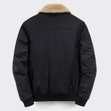 Bomber Jacket Men's Fashion Thick Warm Autumn Winter 2017 Men Motorcycle Flight Pilot Air Force jacket Men Bomber Coat Outwear