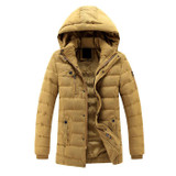 Bolubao New Men Winter Jacket Coats Fashion Brand Quality Fleece Lined Thick Windbreaker Outerwear Cotton Padded Male Parkas