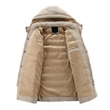 Bolubao New Men Winter Jacket Coats Fashion Brand Quality Fleece Lined Thick Windbreaker Outerwear Cotton Padded Male Parkas