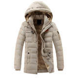 Bolubao New Men Winter Jacket Coats Fashion Brand Quality Fleece Lined Thick Windbreaker Outerwear Cotton Padded Male Parkas