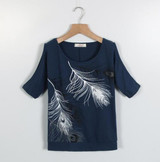 Blusas Femininas Fashion Women Summer Cold Shoulder Blouse Loose Tops Print Short Sleeve Blouse Casual Ladies Blouses LJ3673M Blusas Femininas Fashion Women Summer Cold Shoulder Blouse Loose Tops Print Short Sleeve Blouse Casual Ladies Blouses LJ3673M