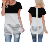 Blusas 2017 Summer Fashion Back Lace Women Tunic Blouses Short Sleeve Harajuku Tee Shirts Tops Camisetas Poleras Mujer Verano