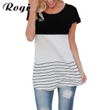 Blusas 2017 Summer Fashion Back Lace Women Tunic Blouses Short Sleeve Harajuku Tee Shirts Tops Camisetas Poleras Mujer Verano